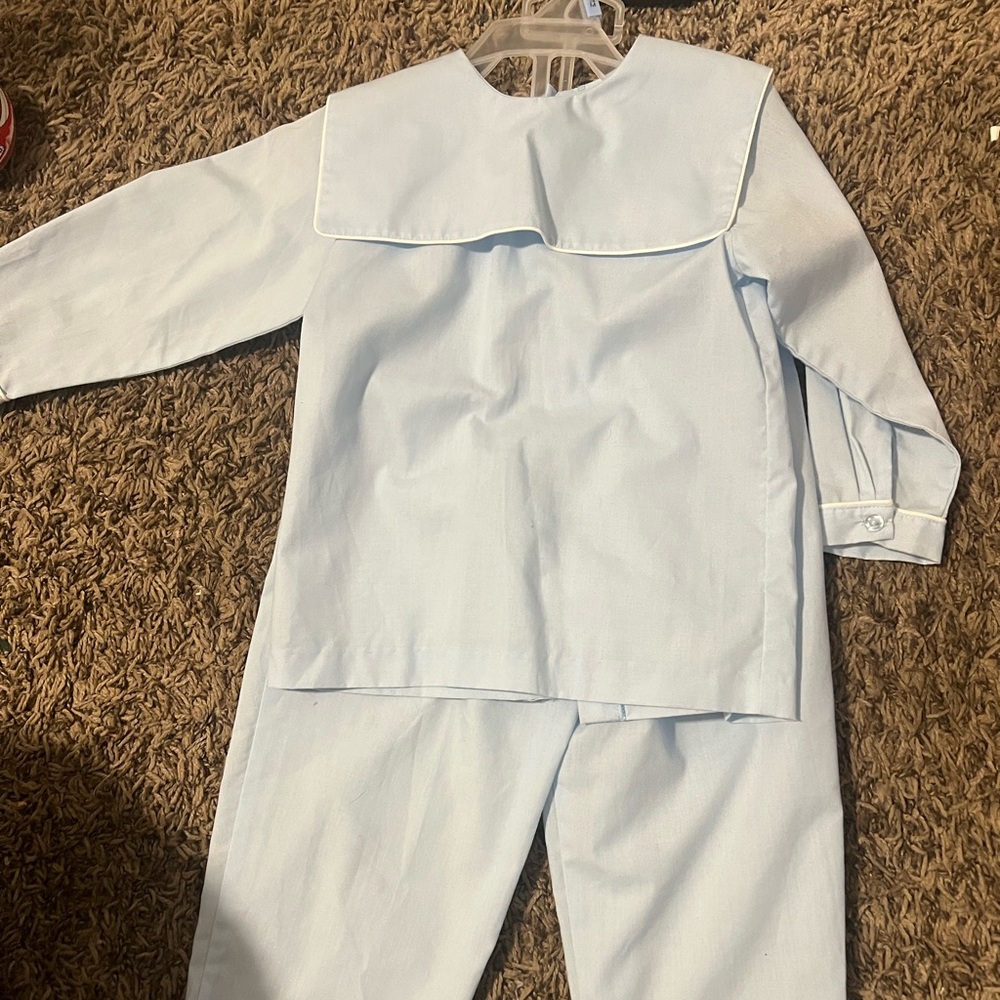 Auraluz light blue long sleeve set